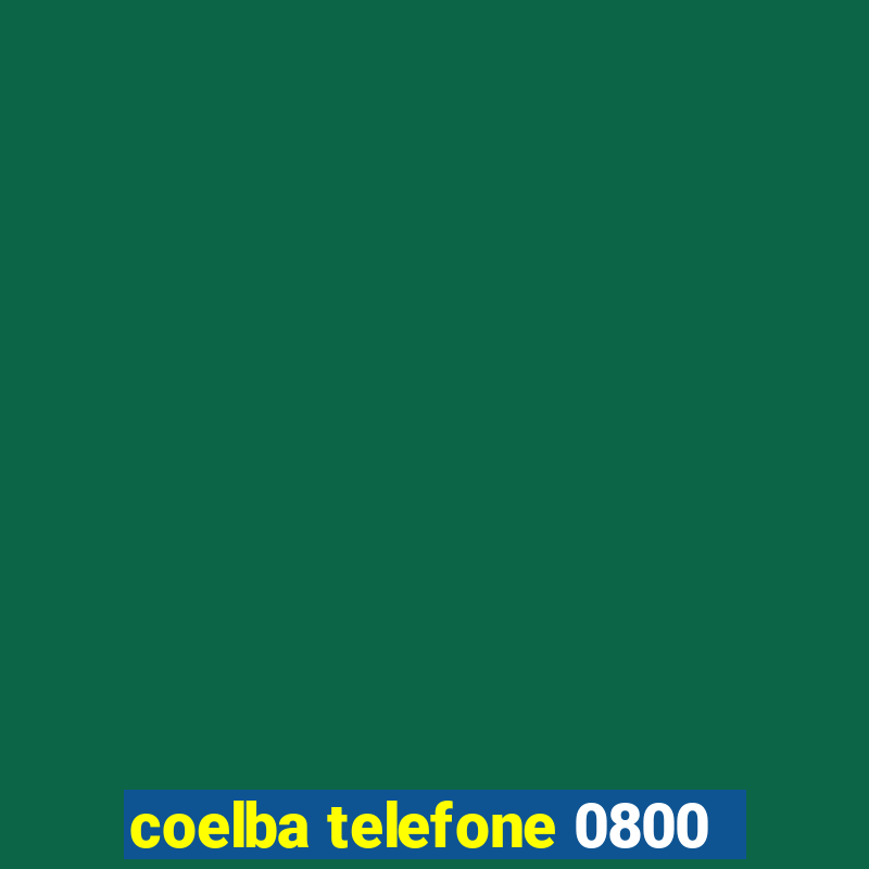 coelba telefone 0800